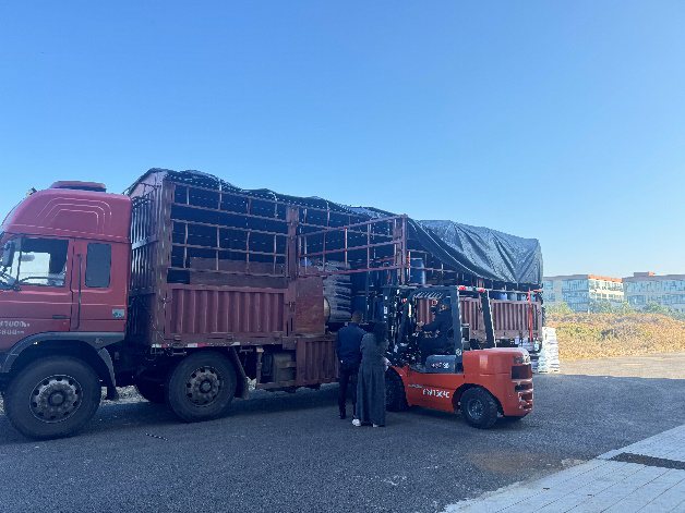 Les matières premières achetées par TYMUS sont arrivées à l'usine