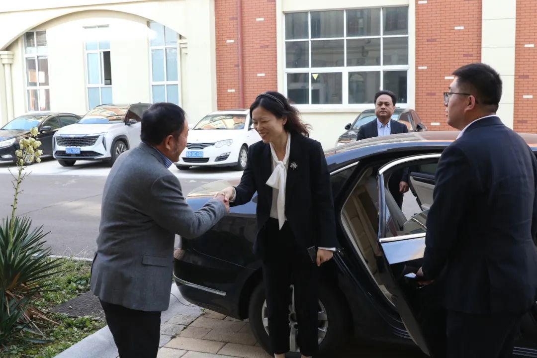 Xue Wenqian, chef du nouveau district de la côte ouest de Qingdao, a rendu visite à Tianyi Muzu pour des recherches et des conseils