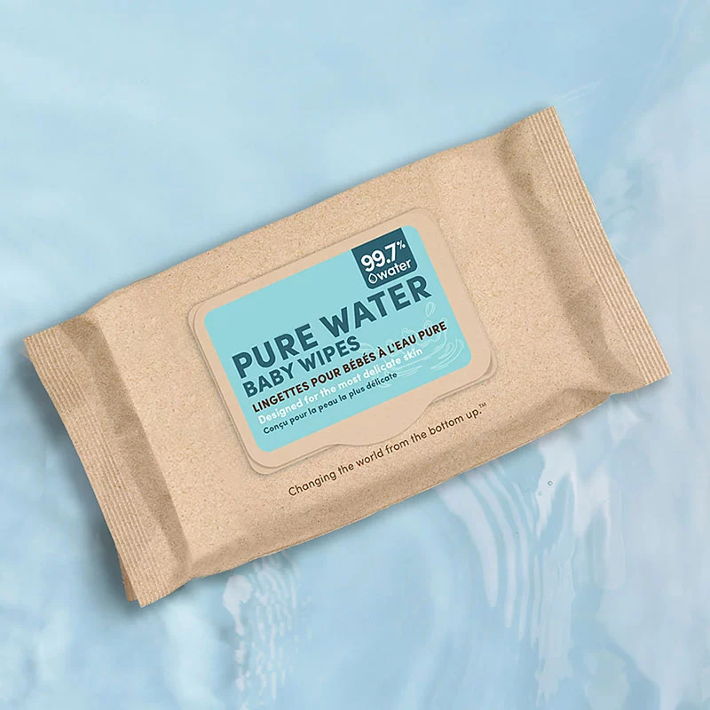 Lingettes pour bébé à base d'eau pour les nouveau-nés