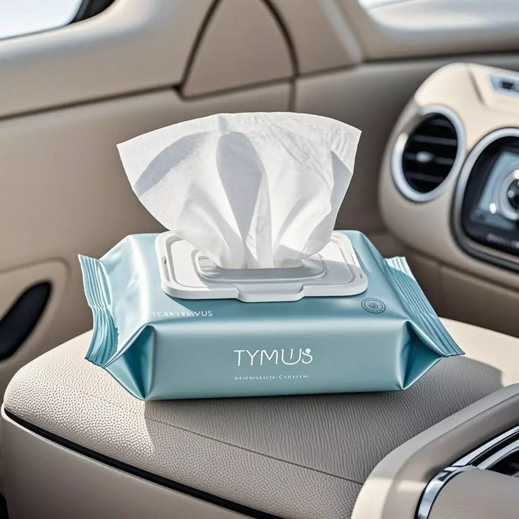 Tymus Wipes humides pour la voiture