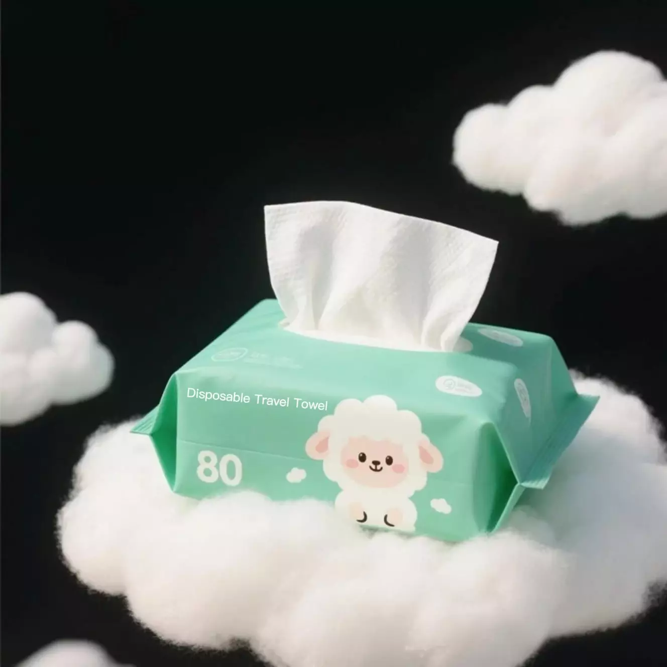 Serviettes faciales jetables