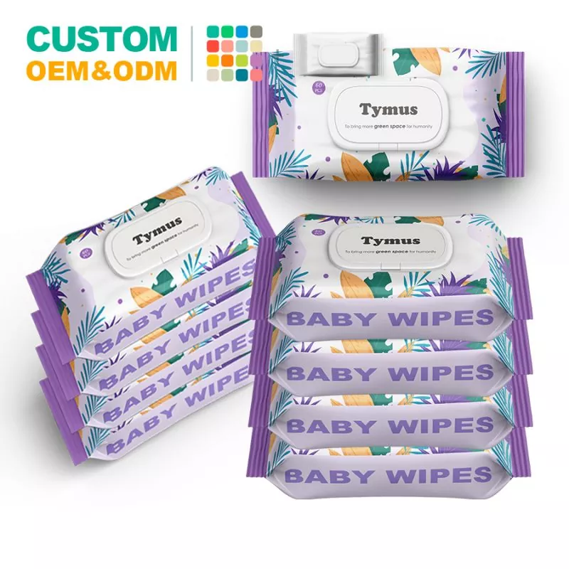 Lingettes pour bébé à l'eau pure